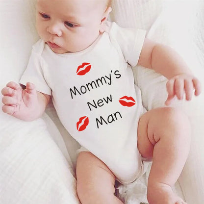 Newborn Baby Boy "Mommy's New Man" Romper