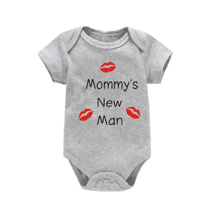 Newborn Baby Boy "Mommy's New Man" Romper