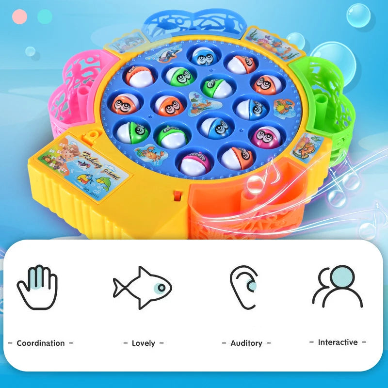 Electric Rotating Fishing Game