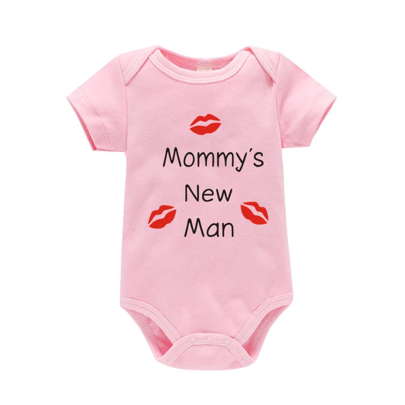 Newborn Baby Boy "Mommy's New Man" Romper