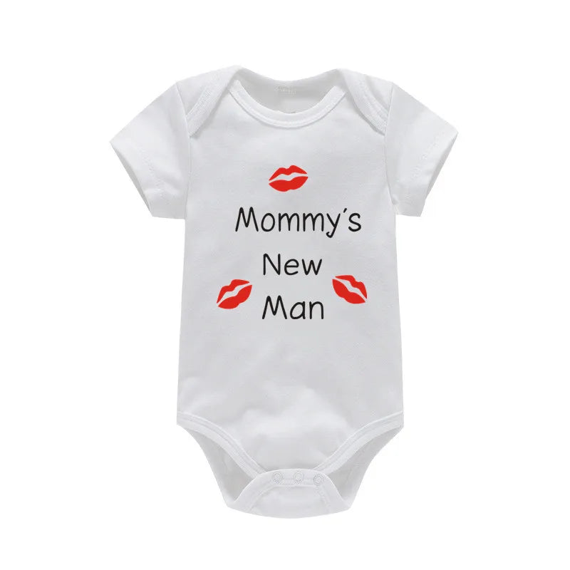 Newborn Baby Boy "Mommy's New Man" Romper