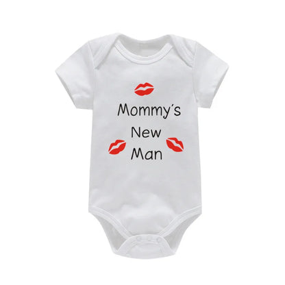 Newborn Baby Boy "Mommy's New Man" Romper