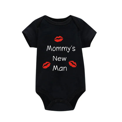 Newborn Baby Boy "Mommy's New Man" Romper