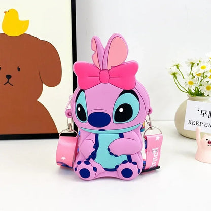 Cute Cartoon Stitch Silicone Purse