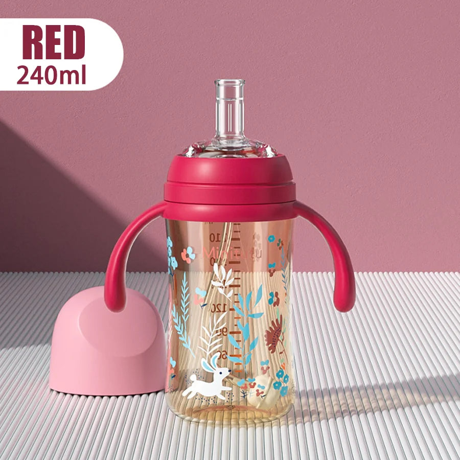 Baby Feeding Bottle with Silicone Pacifier