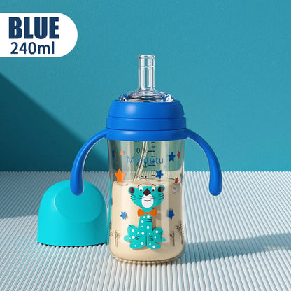 Baby Feeding Bottle with Silicone Pacifier