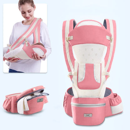 Adjustable Baby Carrier Backpack with Hip Seat