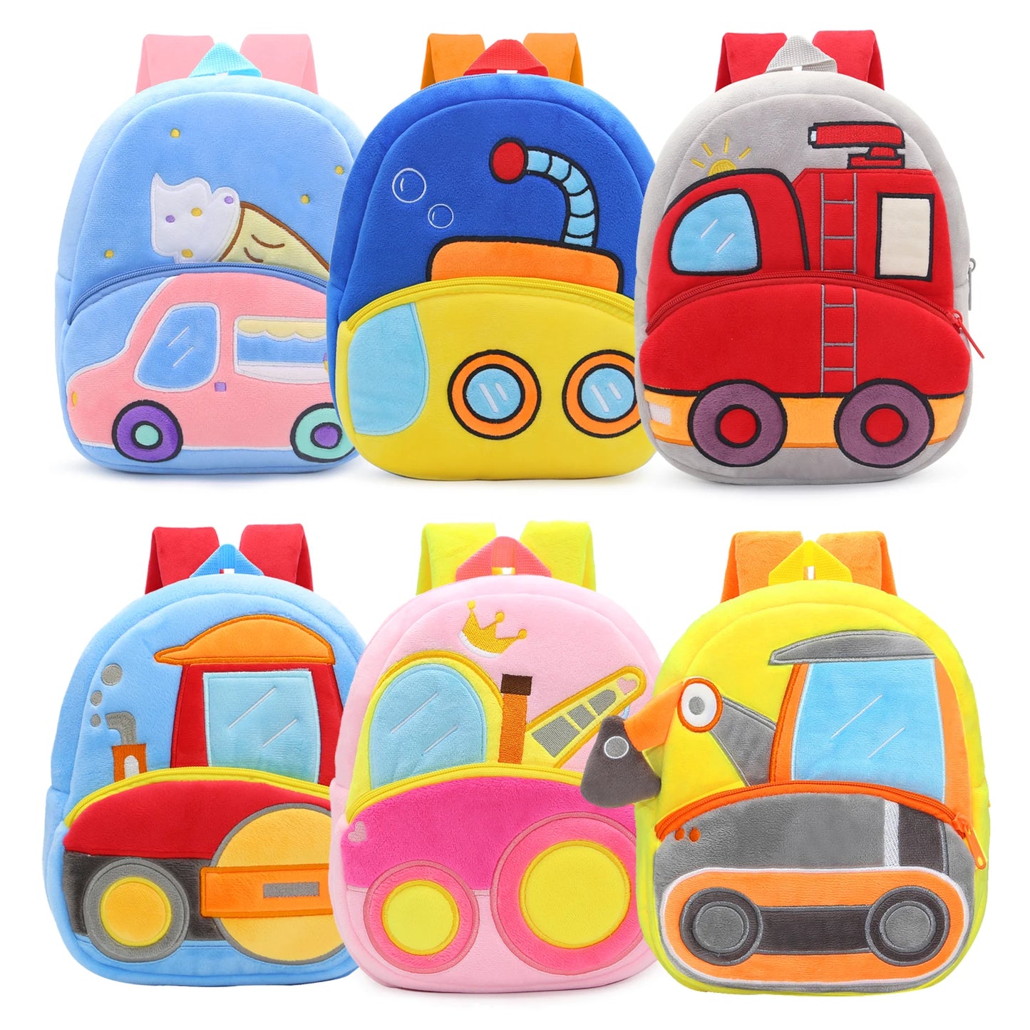 Cute Cartoon Engineering Bag for Toddlers