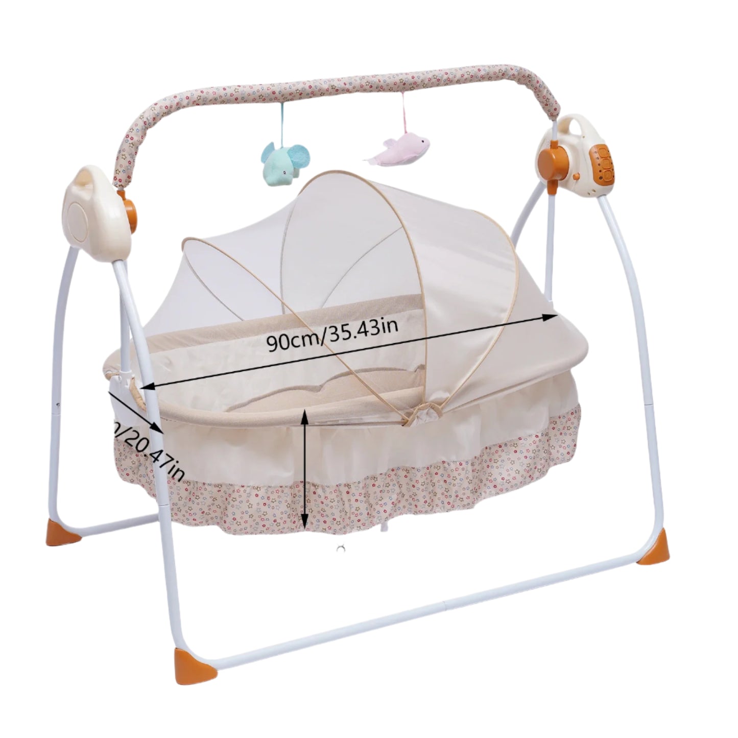 Electric Auto-Swing Baby Crib