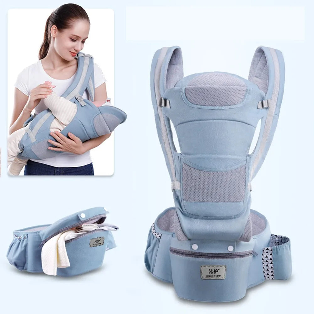 Adjustable Baby Carrier Backpack with Hip Seat