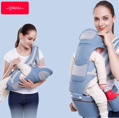 Adjustable Baby Carrier Backpack with Hip Seat