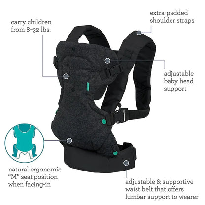 Baby Carrier with Lumbar Support