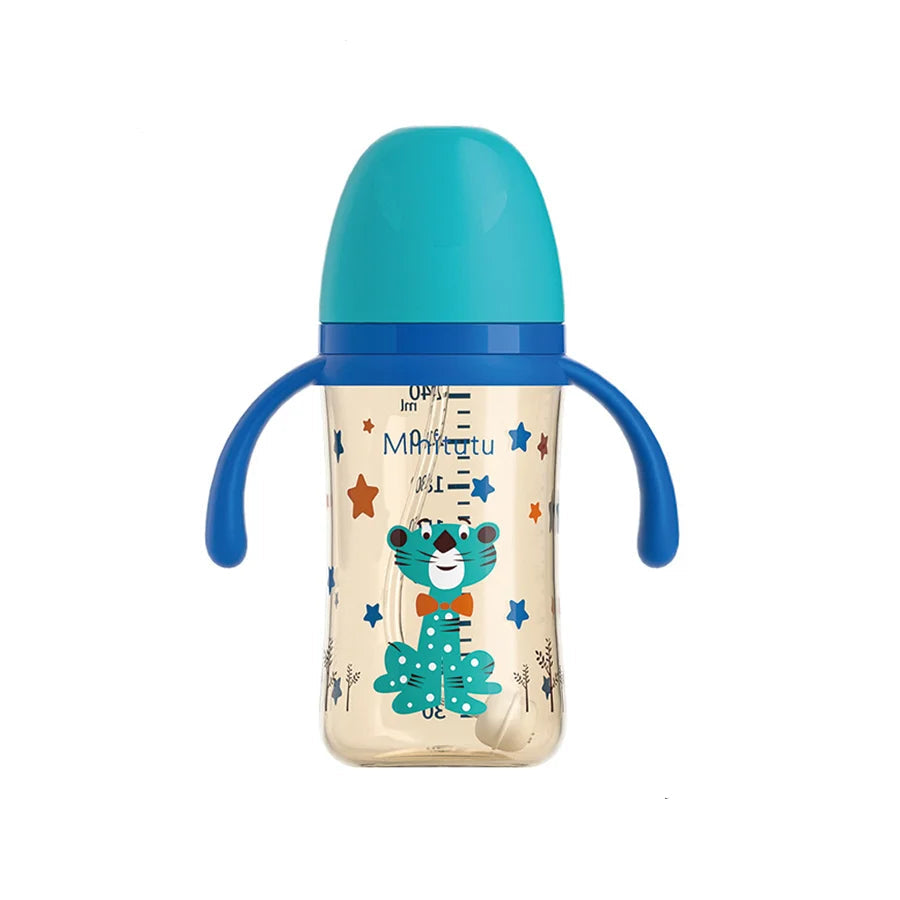 Baby Feeding Bottle with Silicone Pacifier