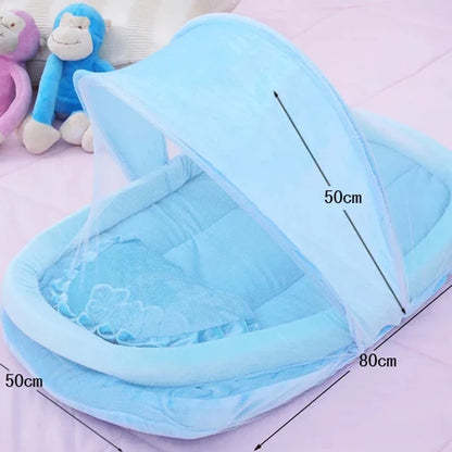 Portable Baby Crib with Mosquito Net