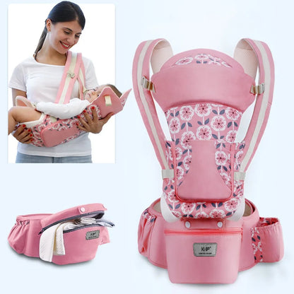 Adjustable Baby Carrier Backpack with Hip Seat