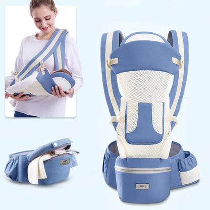 Adjustable Baby Carrier Backpack with Hip Seat