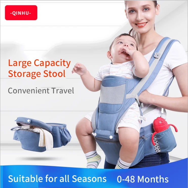 Adjustable Baby Carrier Backpack with Hip Seat