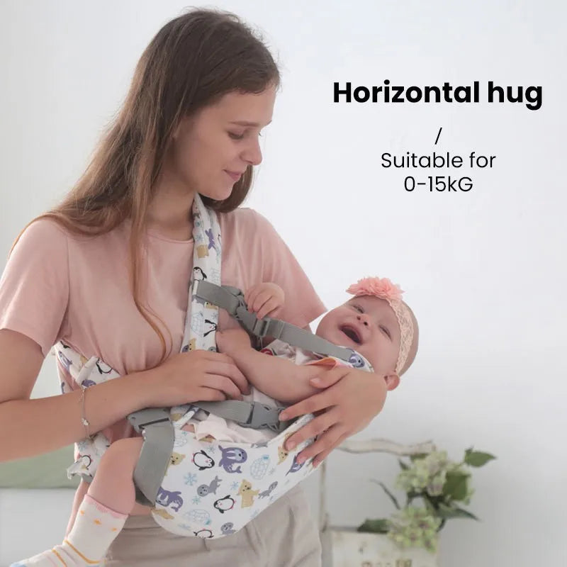 Adjustable Baby Carrier with Waist Stool