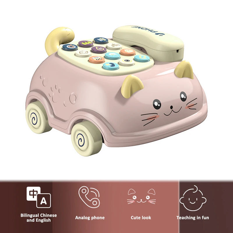 Montessori Baby Musical Phone Toy