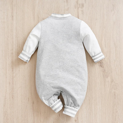 Newborn Baby Baseball Jumpsuit