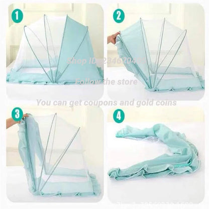 Portable Folding Baby Crib with Mosquito Net