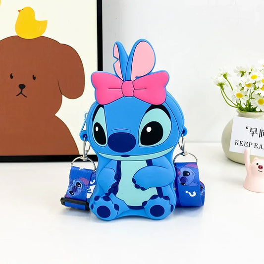 Cute Cartoon Stitch Silicone Purse