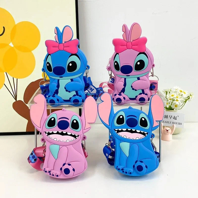 Cute Cartoon Stitch Silicone Purse