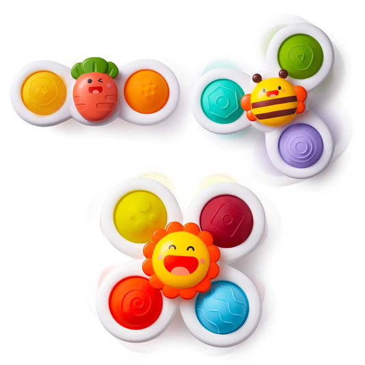 Cutie Cubs™ Suction Fidget Spinner (3 Pack)