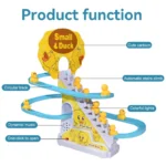 Electric Duck Climbing Stairs Track Toy - Image 5