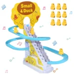 Electric Duck Climbing Stairs Track Toy - Image 2