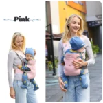 4-in-1 Ergonomic Baby Carrier With Hip Seat - Image 10