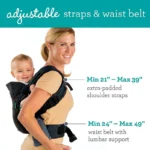 4-in-1 Ergonomic Baby Carrier With Hip Seat - Image 6