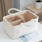 Plush Diaper Caddy Organizer - Image 8