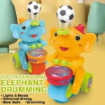 Baby Crawling Elephant Drummer Toy - Image 3