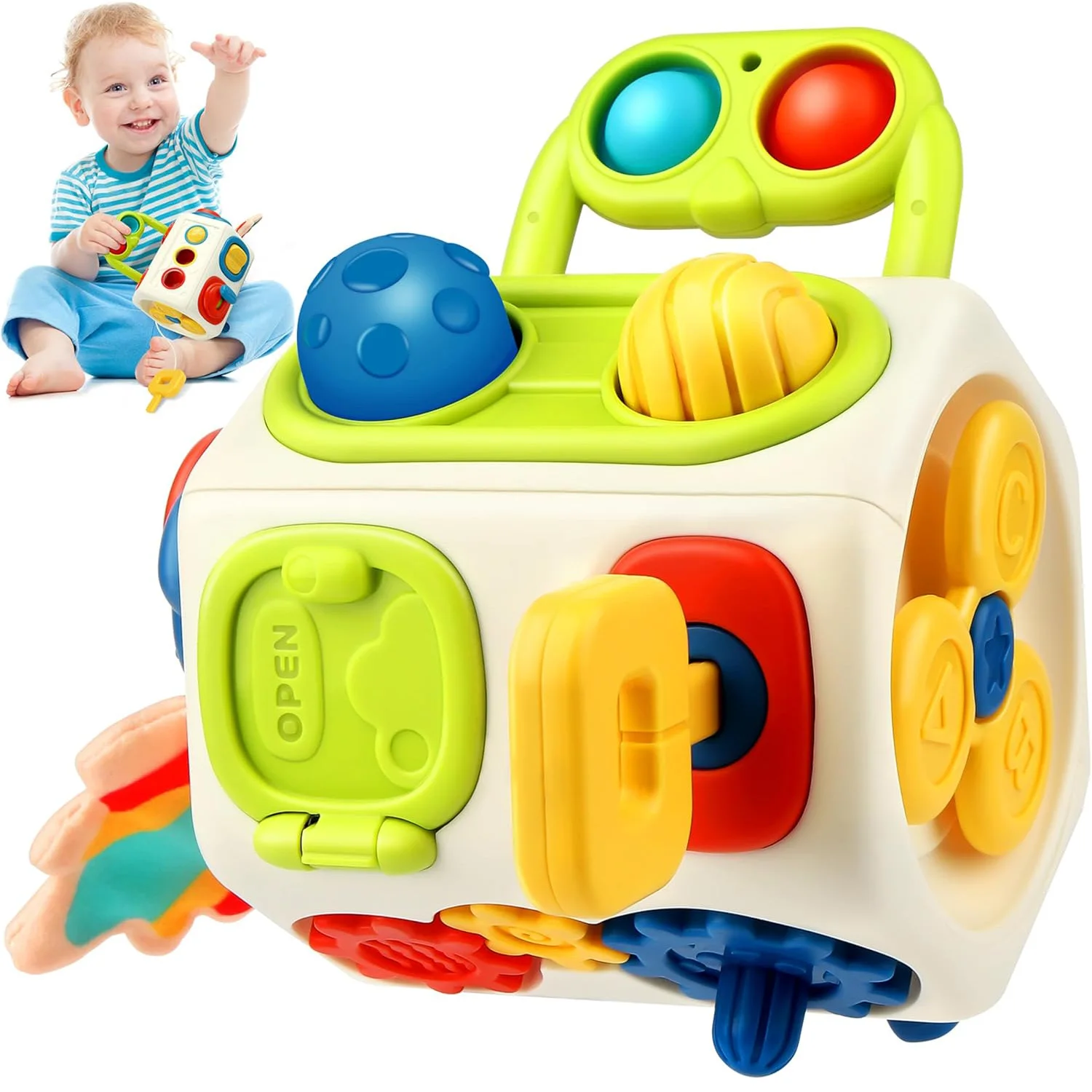 Sc7c97fbad4054e31a39249b96b2de8eb3.webp Montessori Busy Cube - Image 1