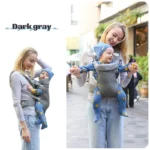 4-in-1 Ergonomic Baby Carrier With Hip Seat - Image 8