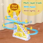Electric Duck Climbing Stairs Track Toy - Image 3